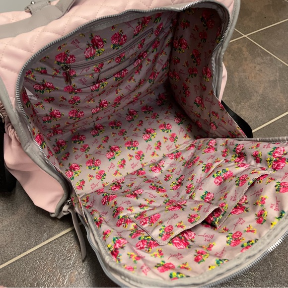 Betsey Johnson Bags Betsey Johnson Diaper Bag Backpack Baby Quilted